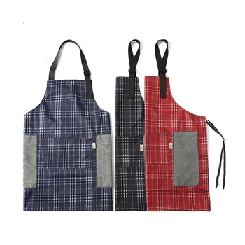 

Wipeable hand apron home kitchen waterproof and oil-proof cooking non-staining fashion dirty dirty tea shop overalls