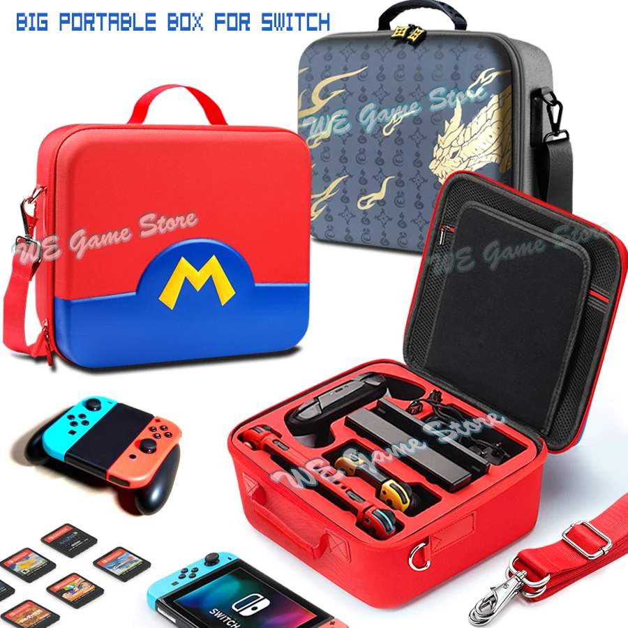 Luxo Bonito Bolsa para Nintend Interruptor Portátil de Proteção Dura Caixa de Transporte Forro Macio Nintendo Switch Case Console & Acessórios