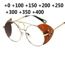 Новые женские круглые фотохромные очки для чтения Пресбиопия Анти-усталость женщин круглые оправа для очков для чтения с коробкой NX
