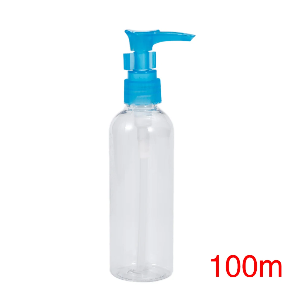 

100ML Dispenser Soap Foam Bottle Jar PET Travel Clear Squeezed Foaming Pump Makeup Face Lotion Liquid Container