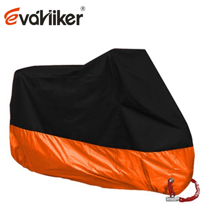 Waterproof Heavy Duty 190T Polyester Motorcycle Cover - All-Season UV & Dust Protection