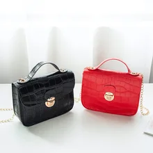 2021 Fashion Women Small Crossbody Bag Classic Crocodile Pattern Shoulder Handbags Lightweight Chain Strap Messenger Purse