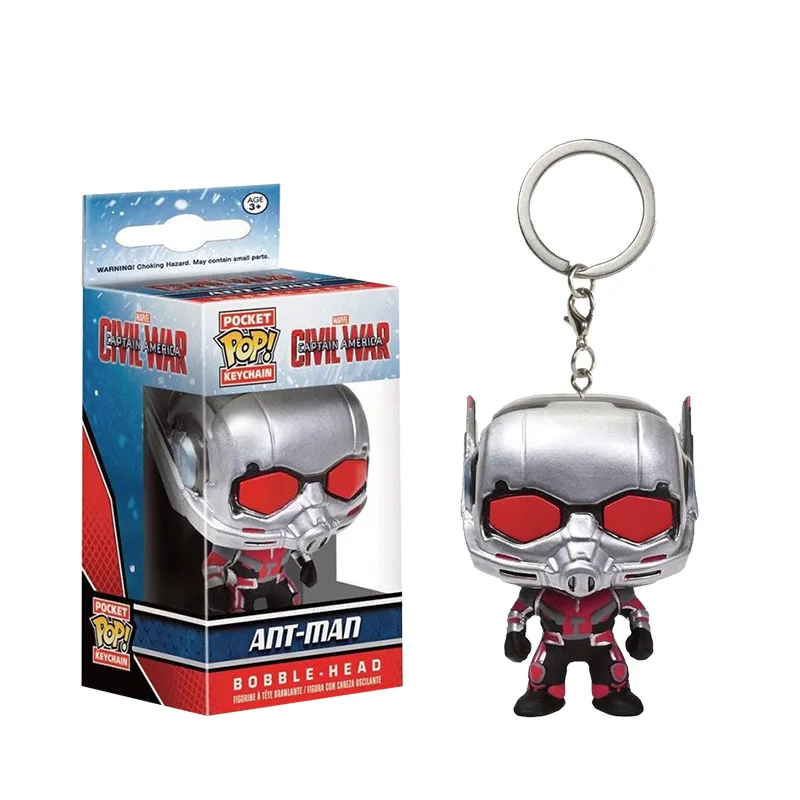 Keychain Porte-clés Silver The Avengers Marvel Character Ant-Man 