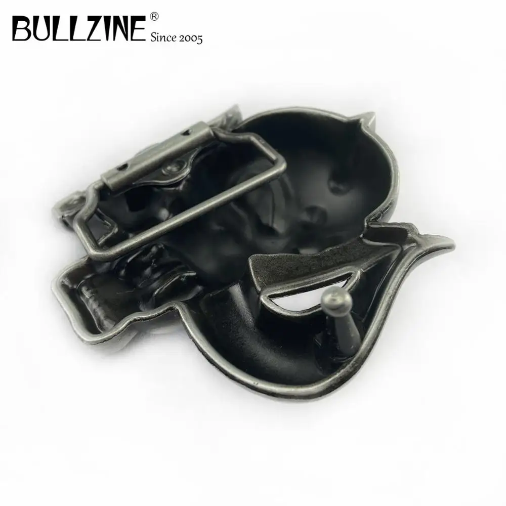 Bullzine Оптовая Продажа цинковый сплав череп голова пряжка на ремешке магическое