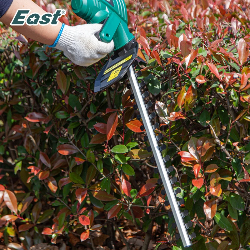

EAST Power Tools 18V Li-ion Battery Cordless Hedge Trimmer Hand Pruning Tool Rechargeable Battery cutter ET1406
