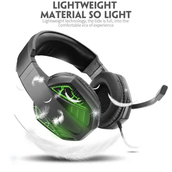 

7100 Professional Gaming Headphones 3.5mm Wired Jack Stereo Headset For PUBG No Delay With Mic For Computer PS4 Earphone