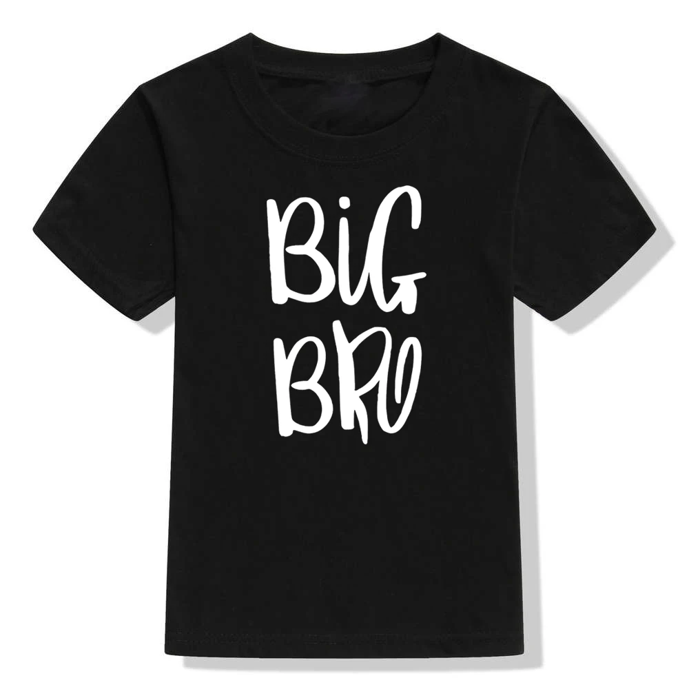 Футболка с надписью «Big Brother Little Brother», «Sibling», футболки с короткими рукавами, одежда для маленьких мальчиков, модная футболка с надписью «Brothers», топы
