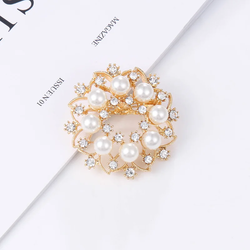 Модная простая брошь, Роскошная большая элегантная бутоньерка на костюм, аксессуары для одежды, одежда высшего класса, свежие Южно-корейские аксессуары Wom