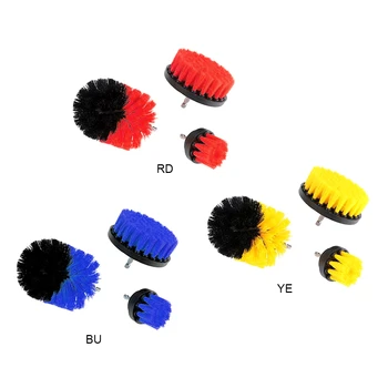 

3pcs/set Electric Drill Brush Grout Power Scrubber Cleaning Brush Tub Cleaner Tool scrubber washing brush
