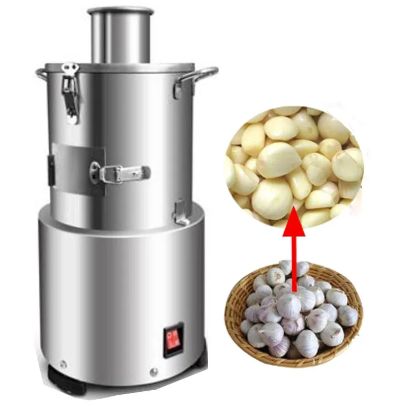 Stainless Steel Electric Garlic Peeler Machine Automatic Dry Garlic Peeling Machine Commercial