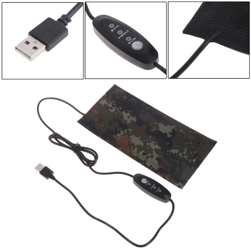 Pet USB нагревательный коврик рептилия Регулируемая постоянная теплая водонепроницаемая кровать 5 Вт 7 Вт 85WC