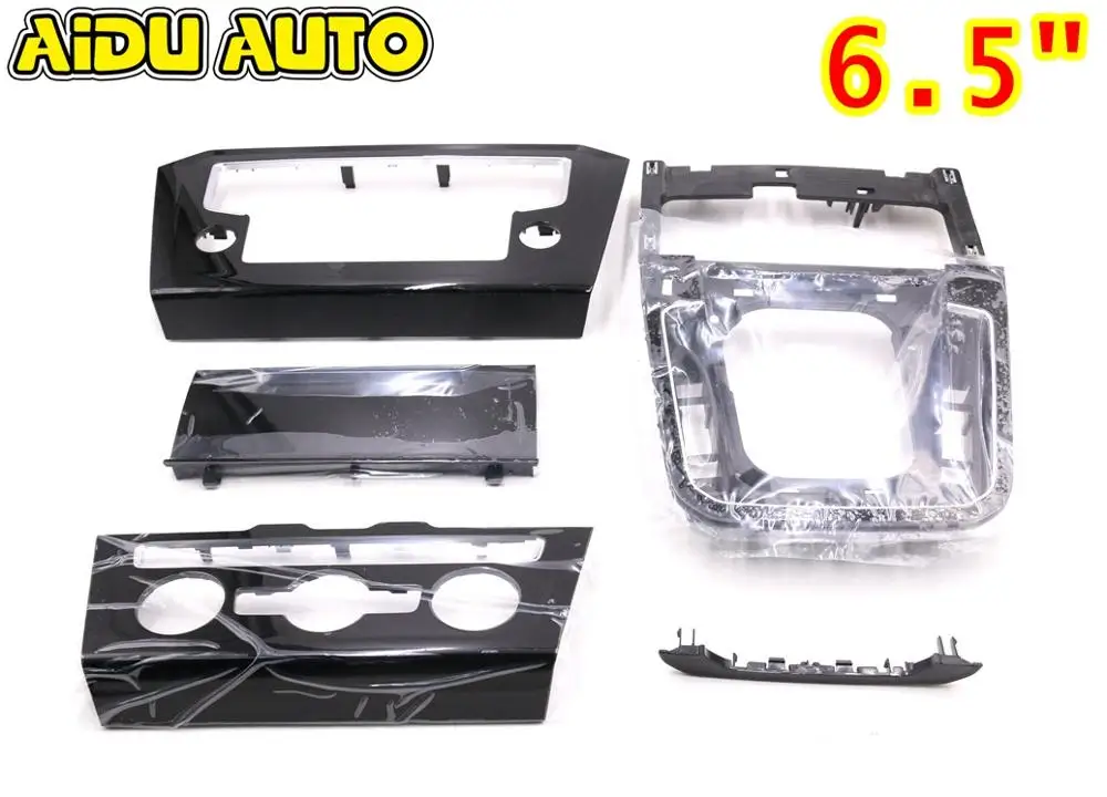 Для VW Passat B8 6 5 &quotMIB 2 CD тарелки переключатель кондиционера пианино краска