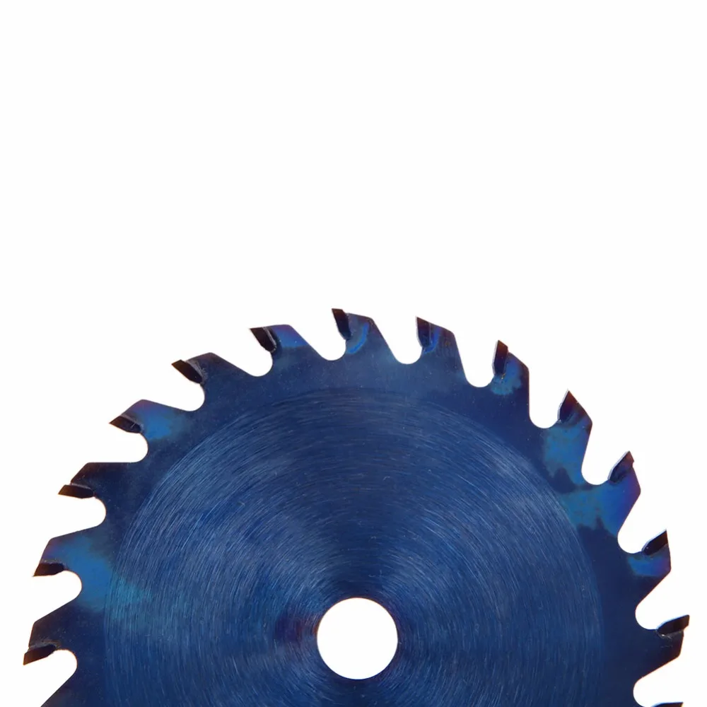 85*10/15 мм 24 T/30 T/36 T Карбид голубое покрытие циркулярная пила режущий диск для дерева мягкий металл деревообрабатывающий, вращающийся режущий инструмент