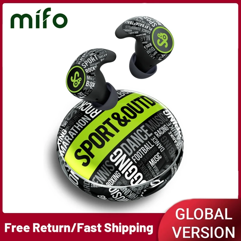Mifo S TWS Mini V5.2 Bluetooth Wireless Earphone ANC Noice Cancelling Sports Stereo Ture Earbuds with 6 Mics for Calls | Электроника