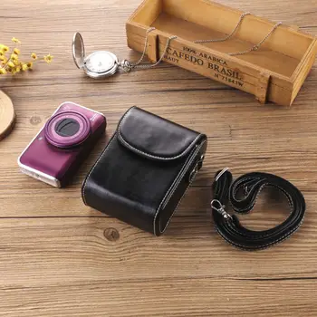 

Camera Bag Leather Case Protective Cover for DSC-RX100 RX100M6 RX100M5 HX99 HX60
