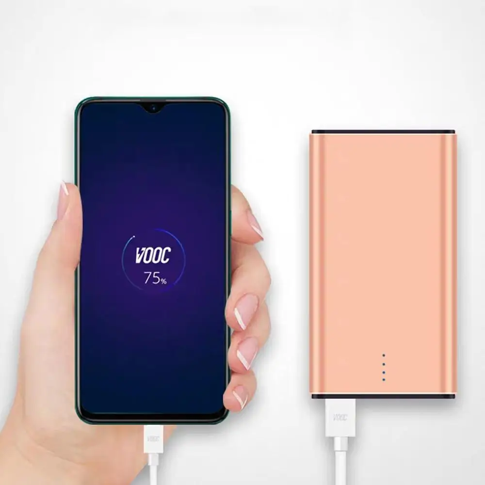 Внешний аккумулятор Vooc 10000 мАч 5 В 4 а для Oneplus 8 7 Pro 6 Oppo Reno Realme Huawei 22 Вт|Внешние