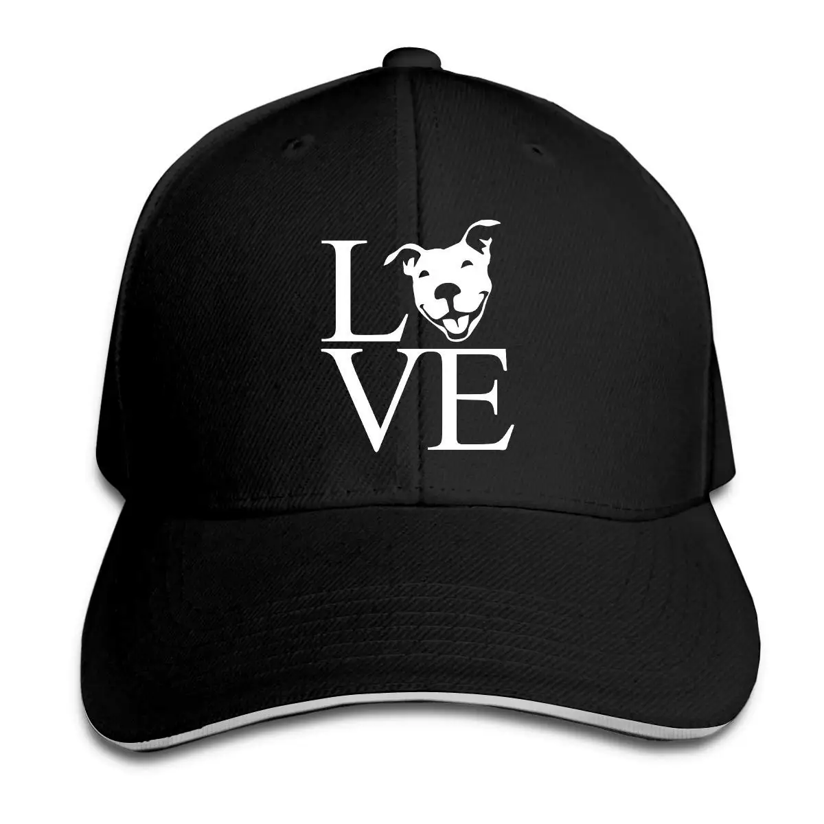 Мужская бейсболка в стиле хип-хоп с надписью Love Pit Bull