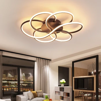 

Hot New Arrival Surface Mounted Modern Led Ceiling Lights For Living Study Room Bedroom Dimmable 110 220V Ceiling Lamp Fixtures