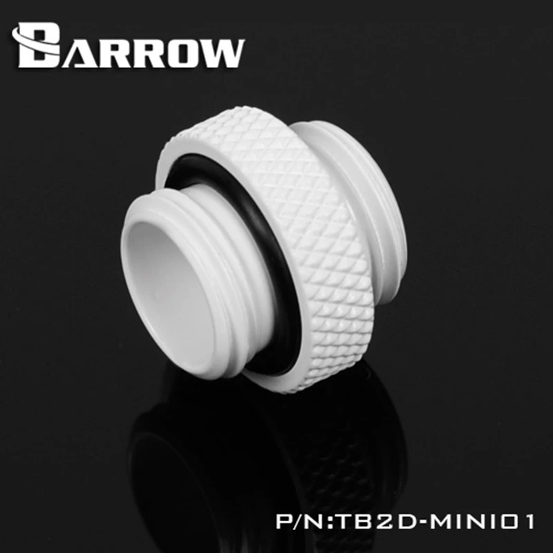 Barrow TB2D MINI01 Male к мини фитинг G1/4 ''черный серебристый белый золотой адаптер для