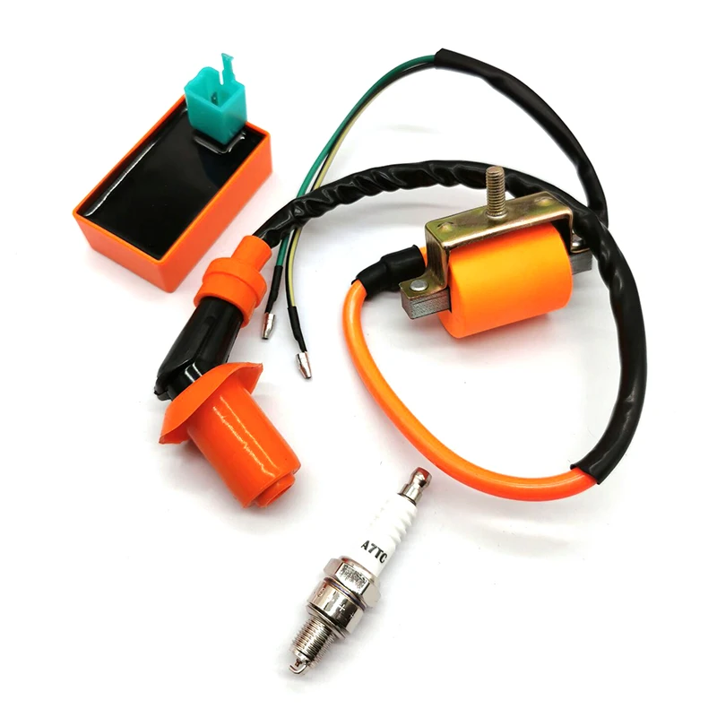 Racing Ignition Coil 5 Pins Ac Cdi Box Spark Plug Universal Racing