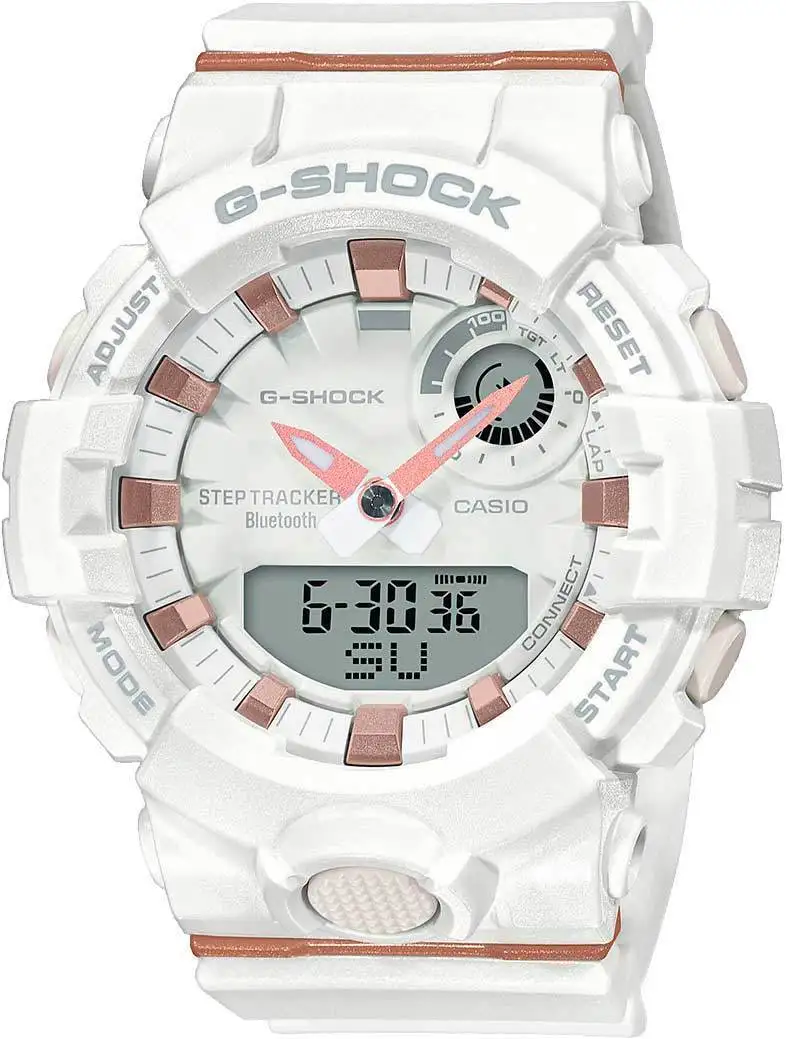 Японские спортивные наручные часы Casio G-SHOCK GMA-B800-7AER с хронографом | Наручные