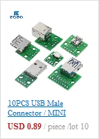 10 stücke USB 3,1 Typ C Stecker 12/24 Pins Weibliche/Männliche Buchse Buchse Adapter zu Löten Draht & Kabel 24 Pins Unterstützung PCB Board – Detail 10