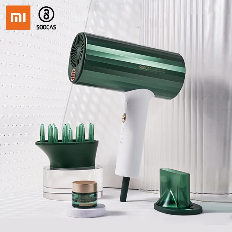 Xiaomi SOOCAS HMH001 маска для волос фен 1800 Вт 4 режима температуры езда на велосипеде