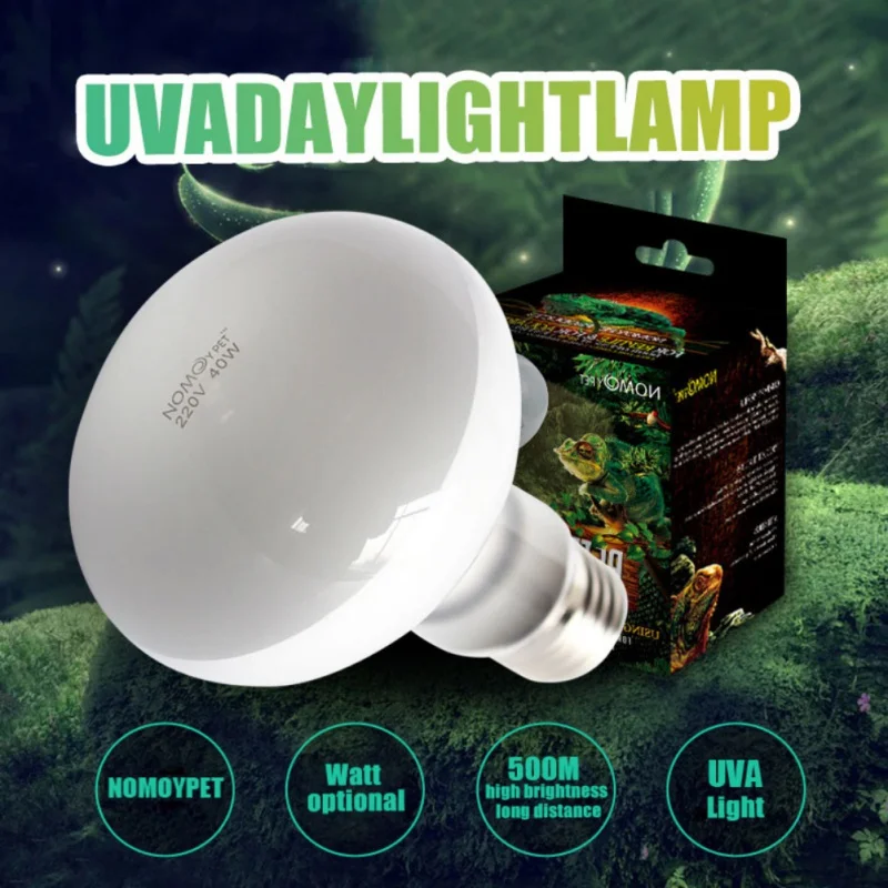 

220V Reptile Light Bulb Heating Lamp Vivarium Terrarium Tortoise Turtle Snake Pet Heating Light Bulb Temperature Controller