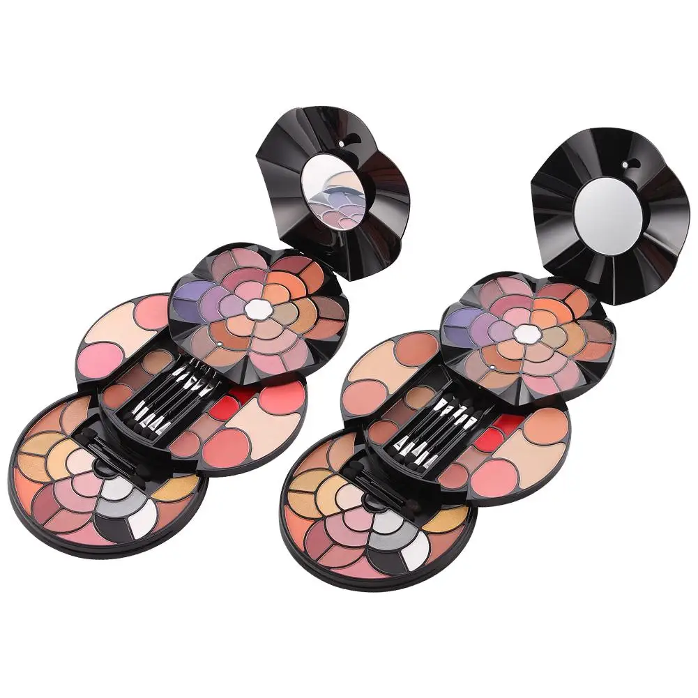 Petal Makeup Palette Set 43-color Eyeshadow 4-color Eyebrow Powder Blush Lipstick 2-color New | Красота и здоровье
