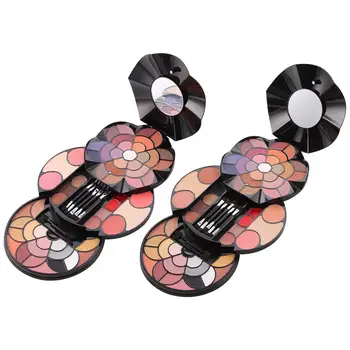 

Petal Makeup Palette Makeup Set 43-color Eyeshadow 4-color Eyebrow Powder 4-color Blush 4-color Lipstick 2-color Powder New