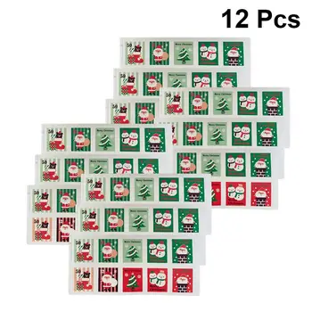 

Christmas Stickers Cartoon Stickers Classic Christmas Themed Sticker Coloured Decoration Sticker Christmas Stamp Sealing Sticker