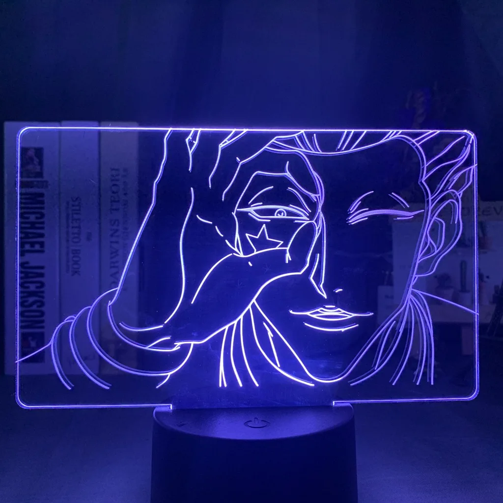 Хисока уход за кожей лица Led 3d лампа Цвет изменение атмосфера для детей Украшения