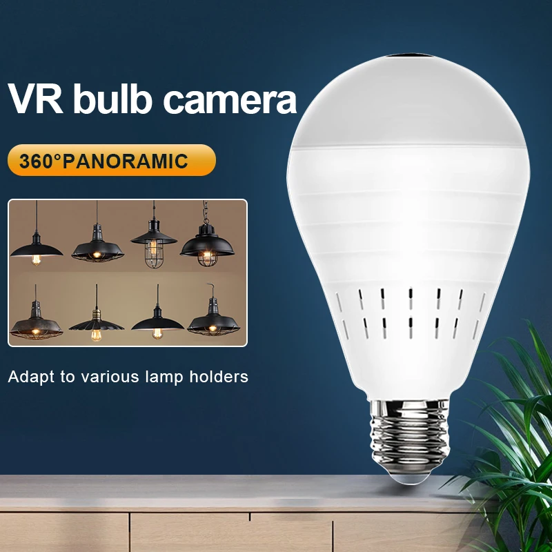 960P Wifi Panorama Camera Security Lamp Panoramic Bulb CCTV Video Wireless Ip Camera Surveillance Fisheye HD Night Vision Camera 960P Wifi Panorama Camera Security Lamp Panoramic Bulb CCTV Video Wireless Ip Camera Surveillance Fisheye HD Night Vision Camera