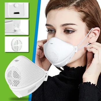 

Electric Protective Masks For Women Men Unisex Adult Face Masks Air Purifier Respirator Breathable Dust-proof PM2.5 Outdoor