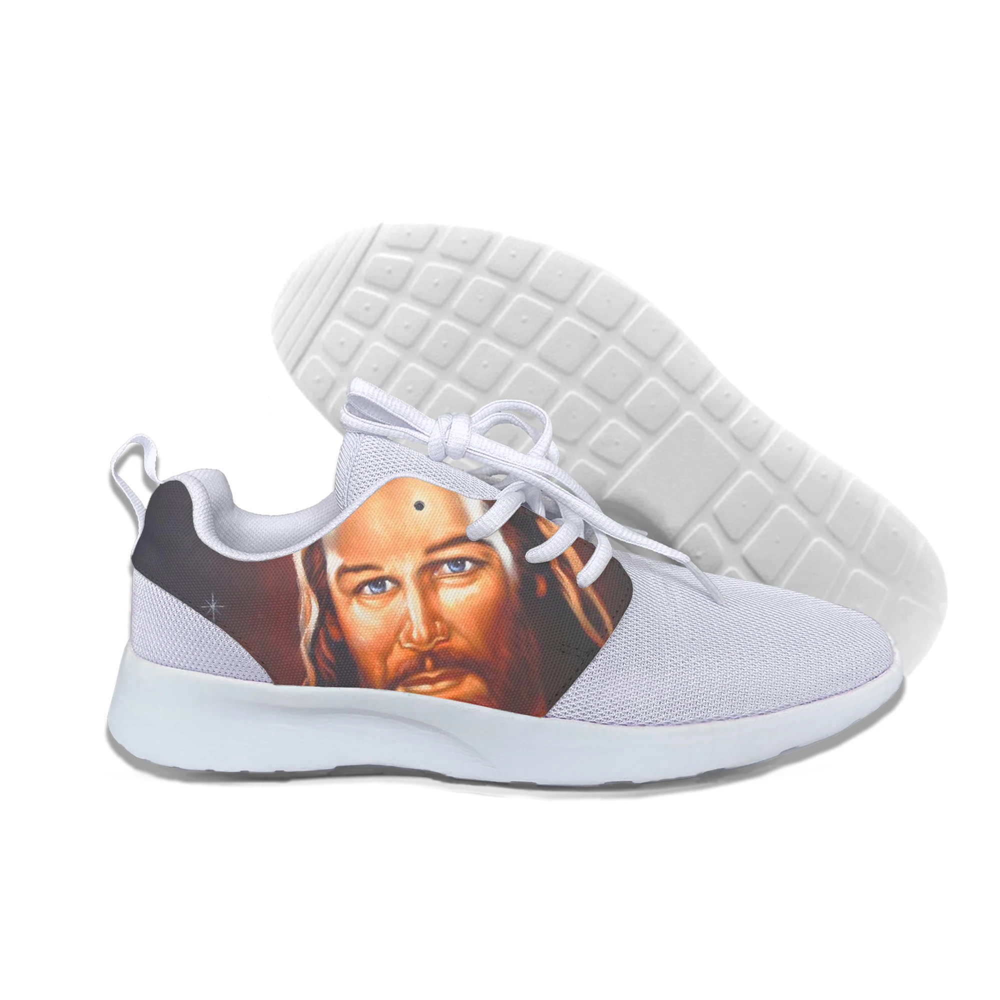 Женская обувь на плоской подошве; белая Брендовая обувь «That's How I Save The World Jesus And Superheroes Christian Zapatos De Hombre»