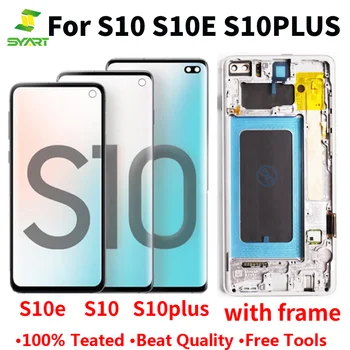 

Super AMOLED For Samsung Galaxy s8 s8+ s9 s9+ s10 s10+ note 8 9 10 LCD Display Touch Screen With Frame