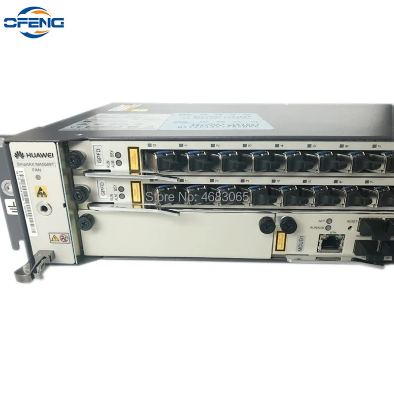 OLT Huawei MA5608T Оптический линейный терминал 10G DC 2 * MCUD1 + 1 MPWC оригинальный с полными