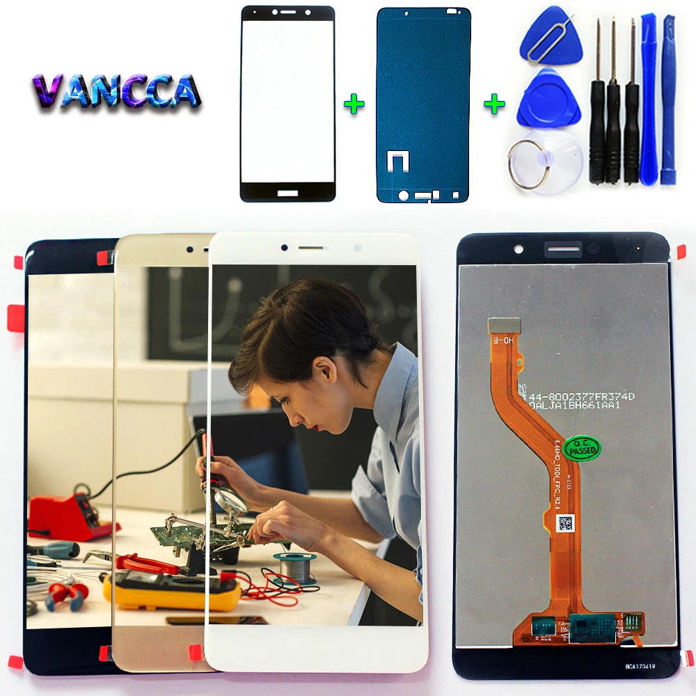 Для Huawei Y7 Prime 2017 5 дюймов ЖК дисплей сенсорный экран для Nova Lite + TRT LX1 дигитайзер в