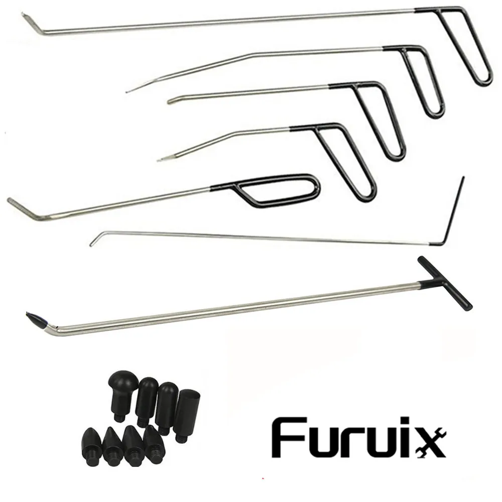 £16.79 Furuix Dent Removal Rods Tools Dent Repair Kit 6 Pcs
