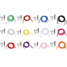 1 пара однотонных эластичных круглых шнурков без шнуровки для обуви эластичные круглые шнурки с металлической пряжкой для детей и взрослых быстрые кроссовки без шнуровки шнурков