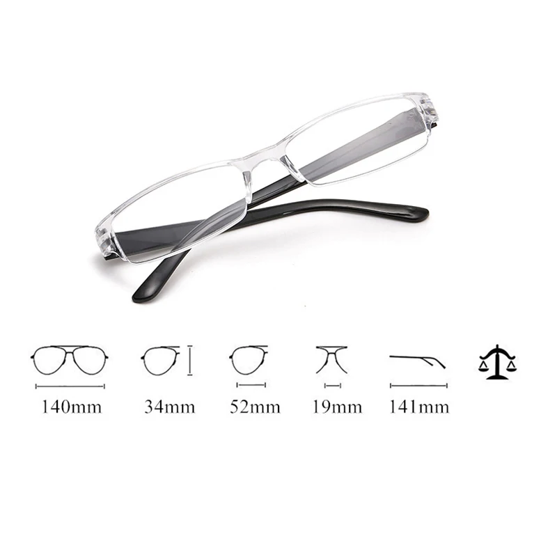 iboode Fashion Transparent Square Glasses Clear Frame Women Spectacle Myopia Glasses Men Eyeglasses Frame Nerd Optical Frames