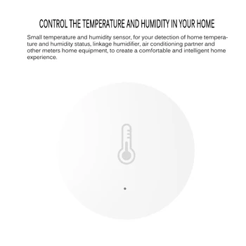 

Temperature Humidity Sensor Alarm System Devices for Amazon Alexa Temperature and Humidity Detector Home Security Props