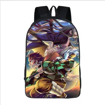 

New ghost blade anime student bag Customized School Backpack for Girls Boys Orthopedic Backpacks Children Book Bag