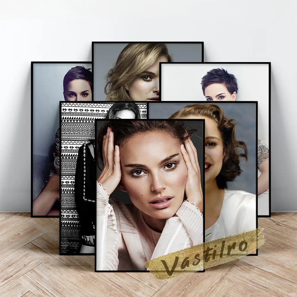 Póster de la actriz Portman, arte de pared de Actor de belleza, arte de ...