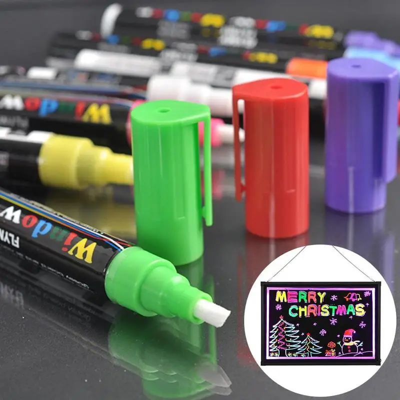  3D Magic Drawing Pad Children Toys Led Writing Board Erasable Neon Light Fluorescent Plate Creative - 4000266153469
