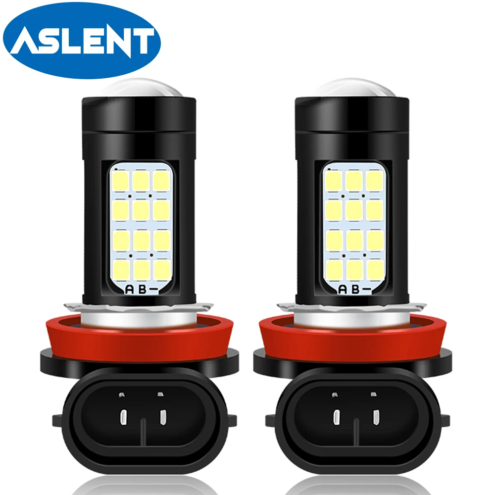 

2PCS H8 H11 Led HB4 9006 HB3 9005 PSX26W PSX24W H16 H7 H4 Single Fog Lights Bulb 6000K Car Driving Running Lamp Auto Leds Light