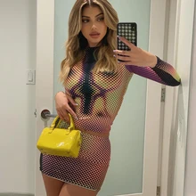 

Autumn Streetwear Two Piece Set Women Dot 3D Printed Long Sleeve T Shirt and Skirt Co-ord Sets Bodycon Elegant Femme Clothes Set