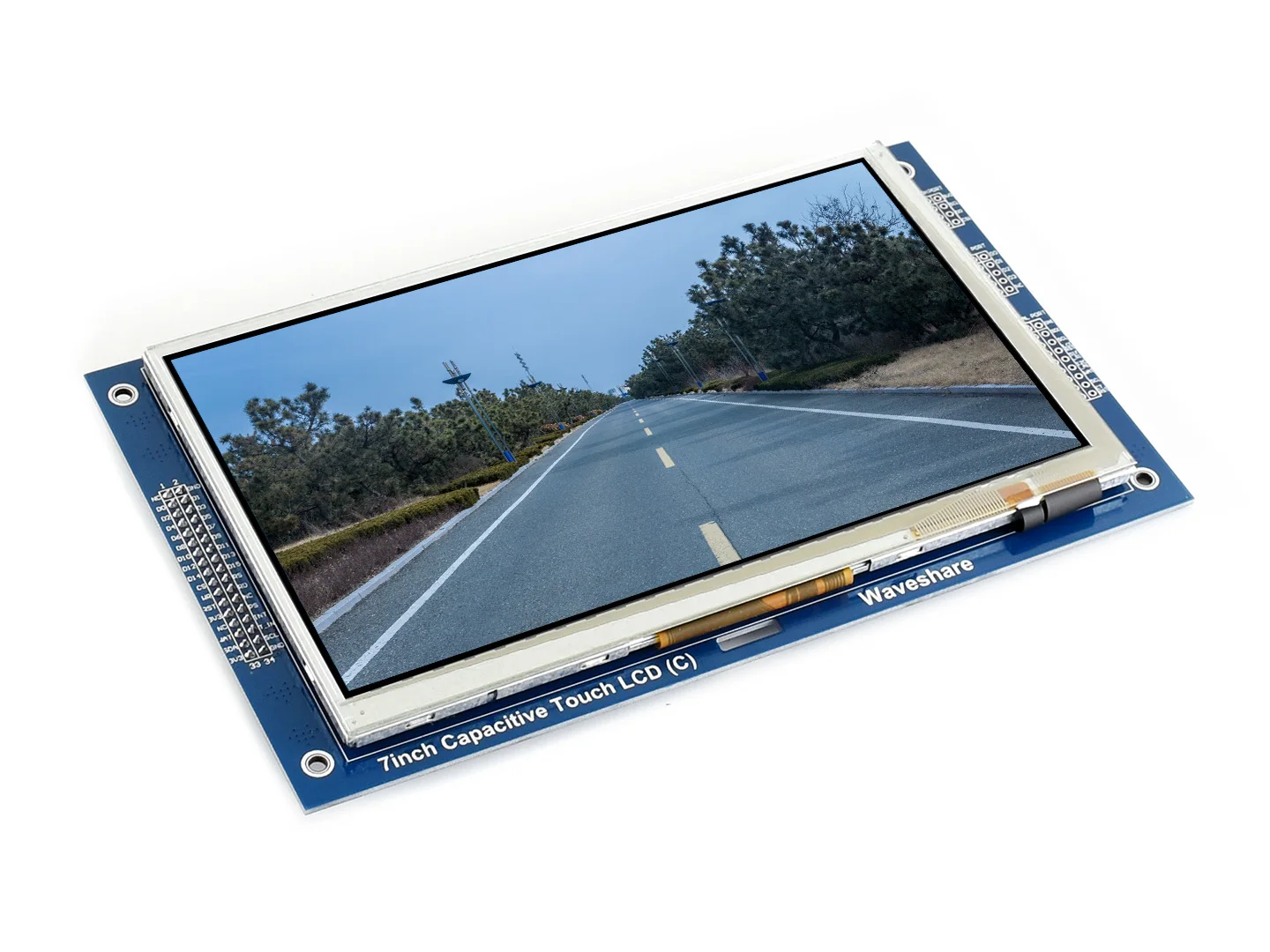 Waveshare 멀티컬러 그래픽 LCD (C), 정전식 터치 스크린, GT911 터치 컨트롤러, TFT 디스플레이, I2C 디스플레이, 7 인치 800*480