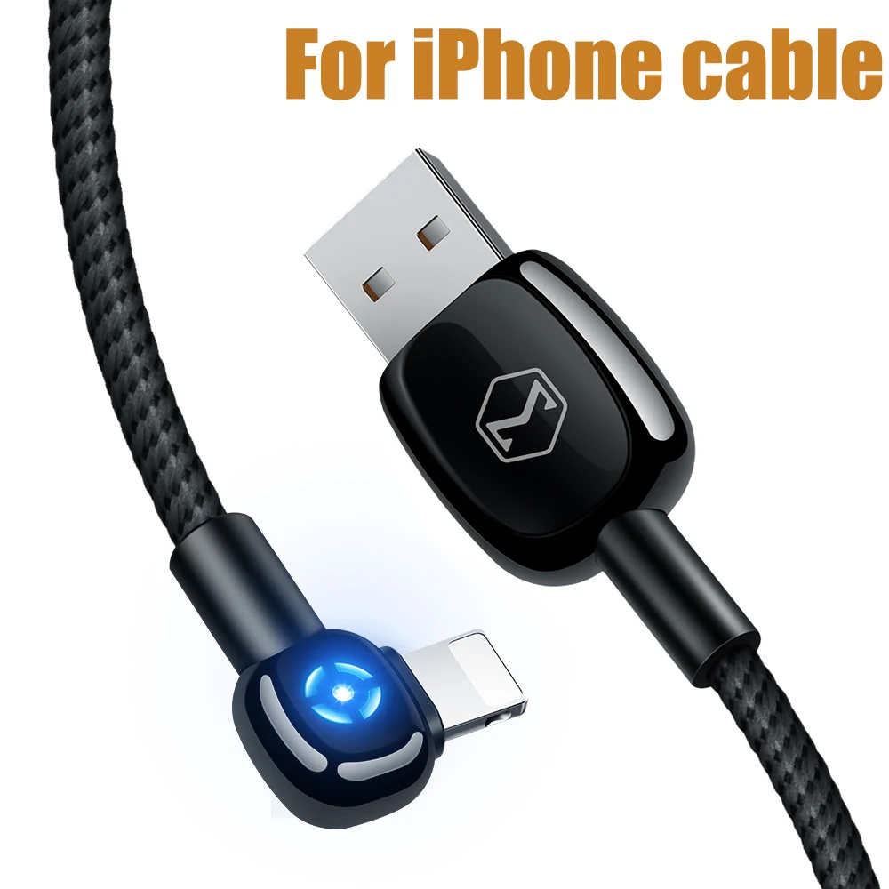 Mcdodo USB кабель для iPhone 11 Pro X 8 7 автоматическое отключение Micro USB кабель Быстрая зарядка type-C кабель для samsung Xiaomi huawei - Цвет: Lightning 1.2M Black