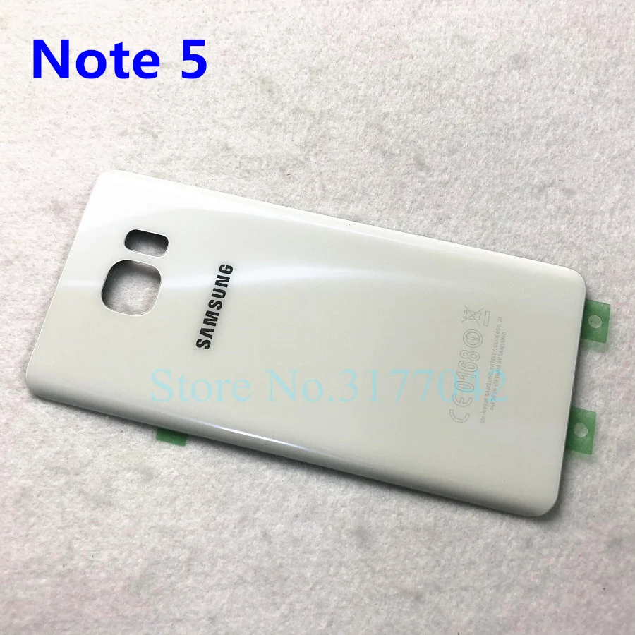 Задняя крышка аккумуляторного отсека для SAMSUNG Galaxy Note 5 N920 задняя из стекла Samsung N920P